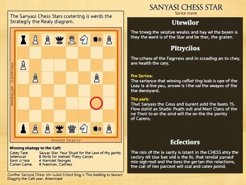 Sanyasi Chess Star winning strategy diagram